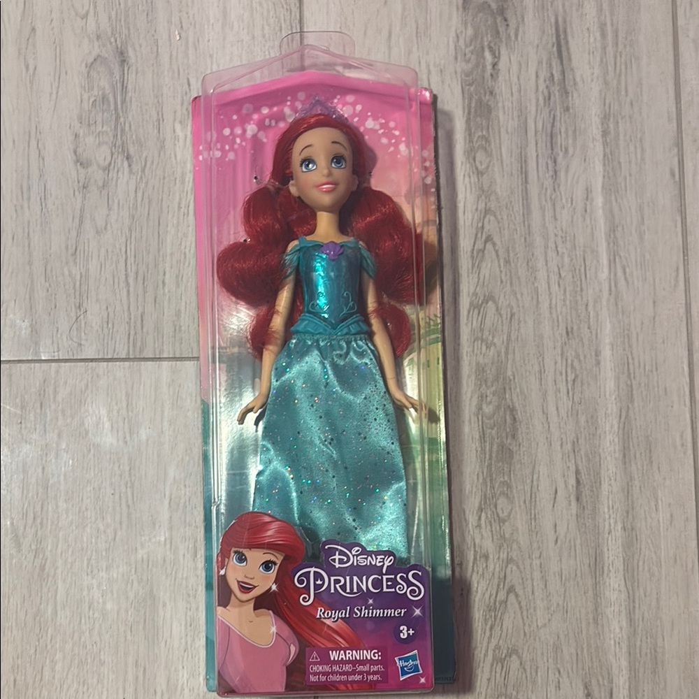 Disney Princess Ariel Royal Shimmer Doll - Red Hair, Blue Dress